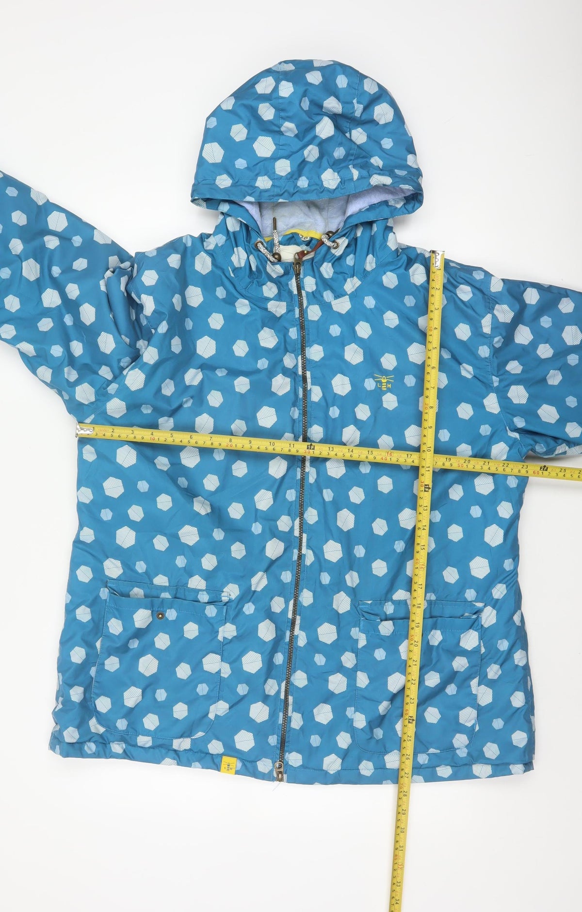 Lighthouse Women’s Blue Size 20 Aria Waterproof Hooded Rain Jacket