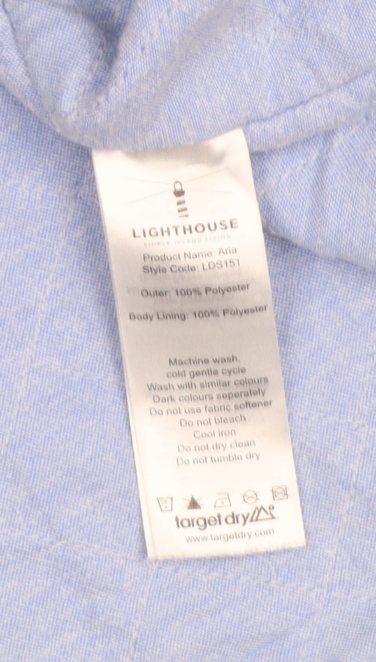 Lighthouse Women’s Blue Size 20 Aria Waterproof Hooded Rain Jacket