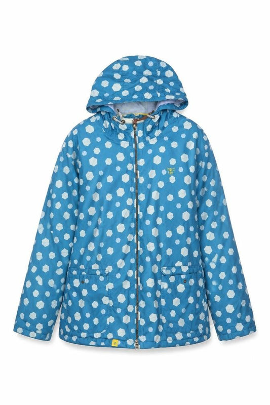 Lighthouse Women’s Blue Size 20 Aria Waterproof Hooded Rain Jacket
