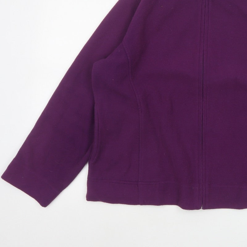 EWM Pure Classics Women’s Purple Size 20 Fleece Full Zip Jacket