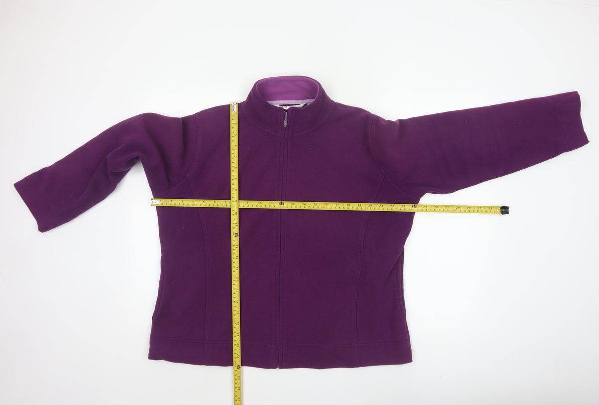 EWM Pure Classics Women’s Purple Size 20 Fleece Full Zip Jacket