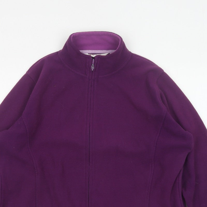 EWM Pure Classics Women’s Purple Size 20 Fleece Full Zip Jacket