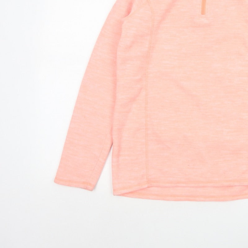 Champion Teens Pink XL 14-16 1/4 Zip Fleece Pullover Sweatshirt