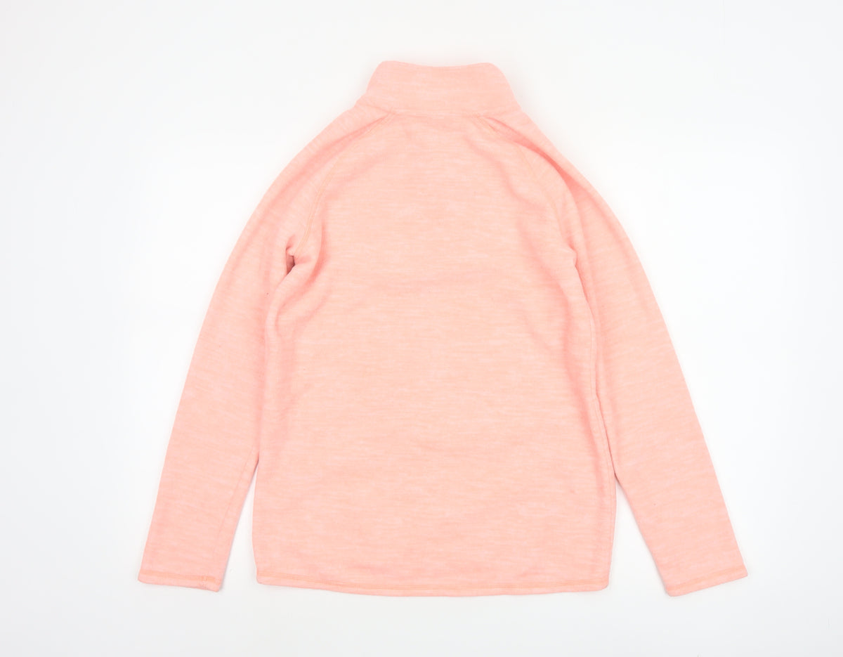 Champion Teens Pink XL 14-16 1/4 Zip Fleece Pullover Sweatshirt
