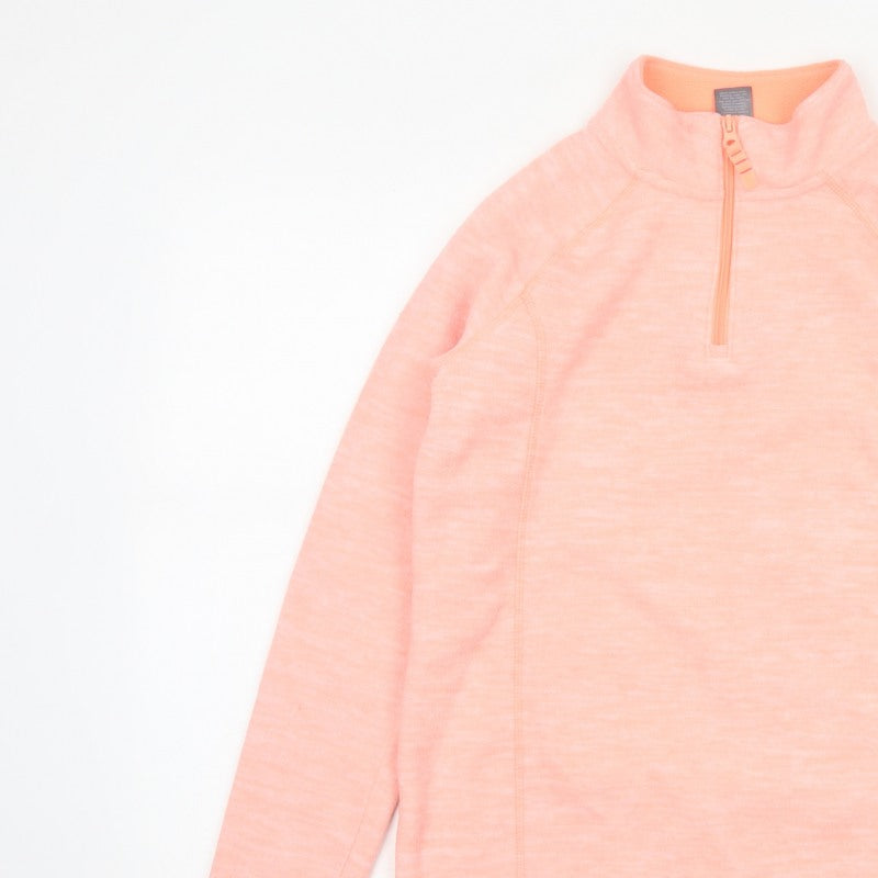 Champion Teens Pink XL 14-16 1/4 Zip Fleece Pullover Sweatshirt