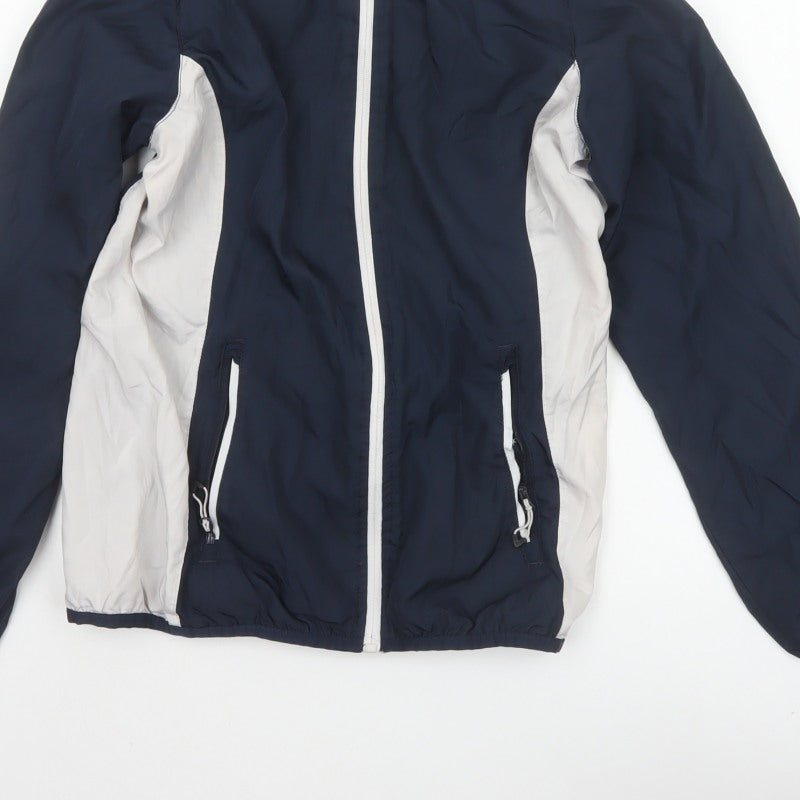 Regatta Women’s Blue White Size 8 Lightweight Windbreaker Jacket
