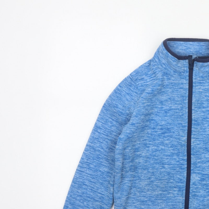 Peter Storm Boys Blue 9-10 Years Full Zip Fleece Jacket Outdoor