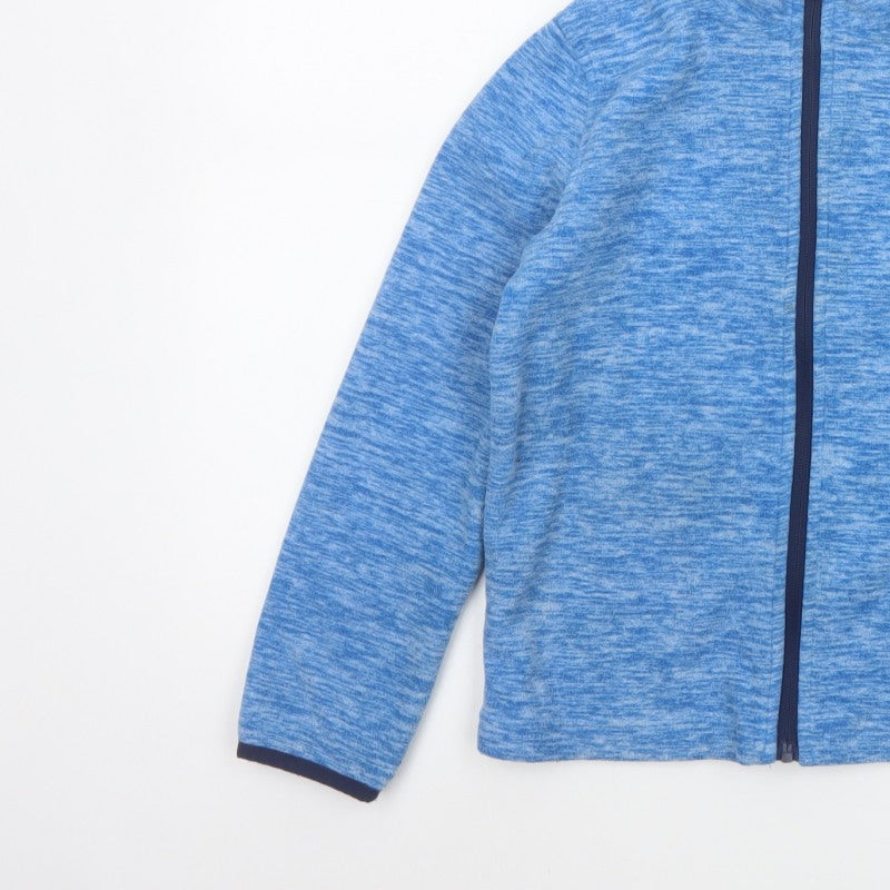 Peter Storm Boys Blue 9-10 Years Full Zip Fleece Jacket Outdoor