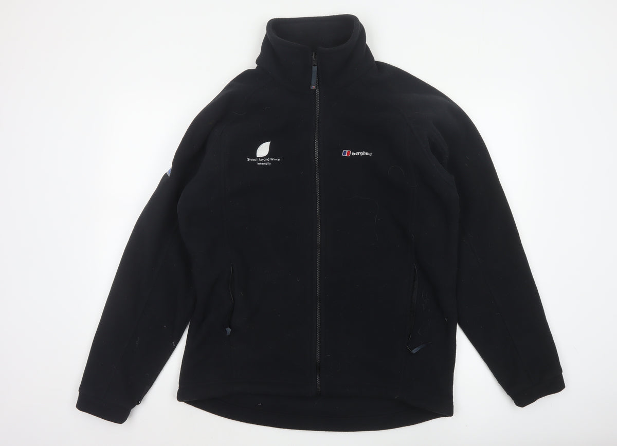 Berghaus Men Black M Fleece Full Zip Outdoor Walking Jacket