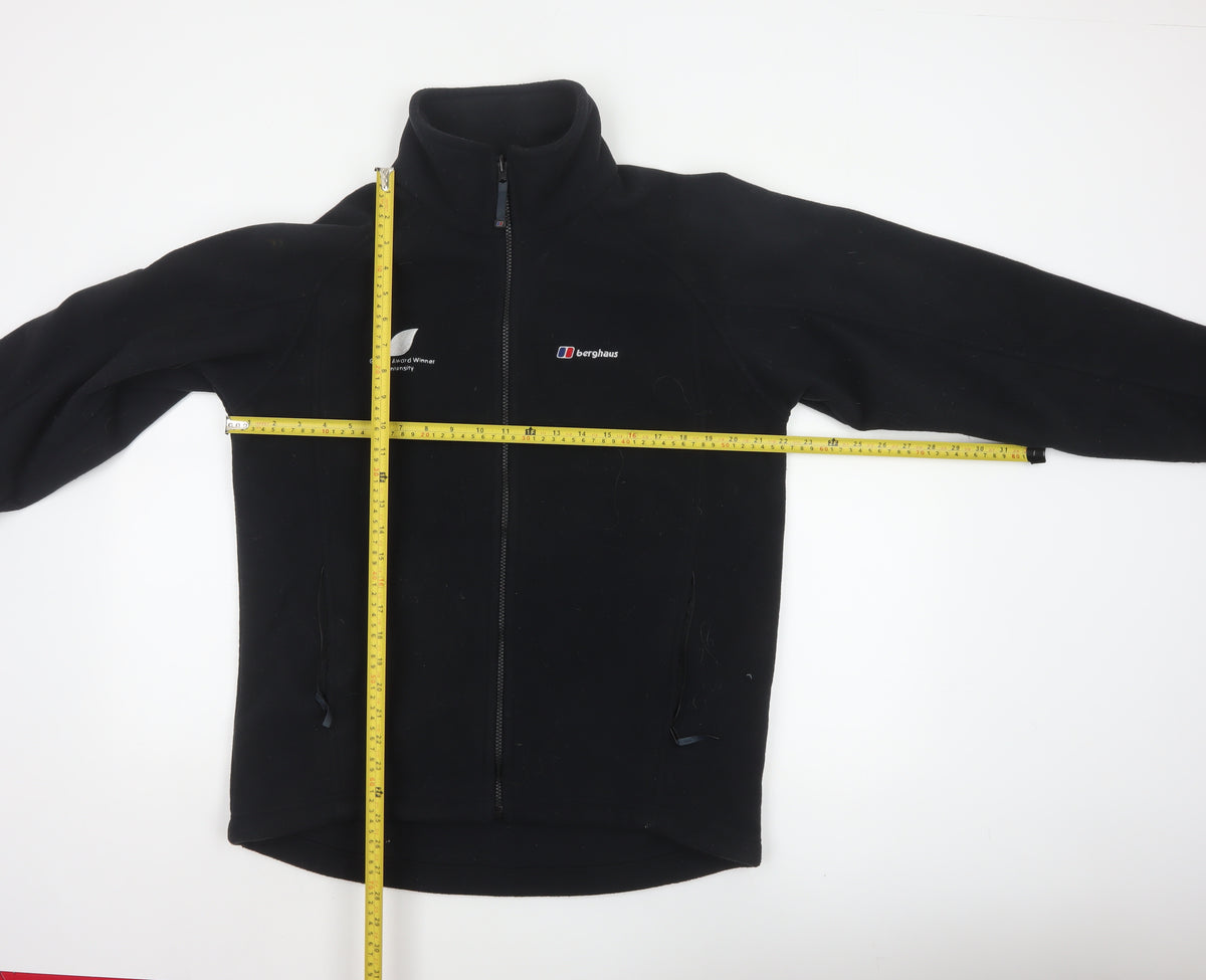 Berghaus Men Black M Fleece Full Zip Outdoor Walking Jacket