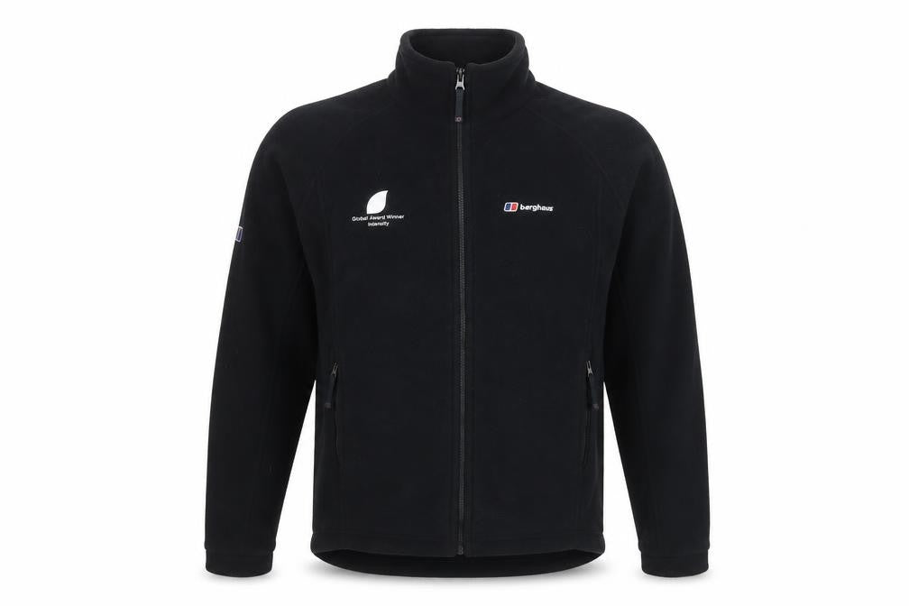 Berghaus Men Black M Fleece Full Zip Outdoor Walking Jacket