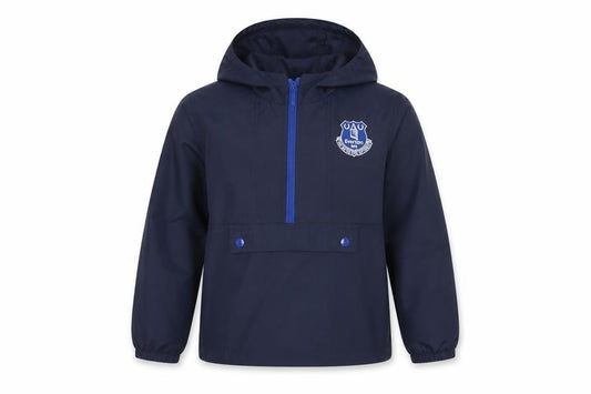 Everton Boys Blue 8-9 Years Hooded Anorak Jacket Football