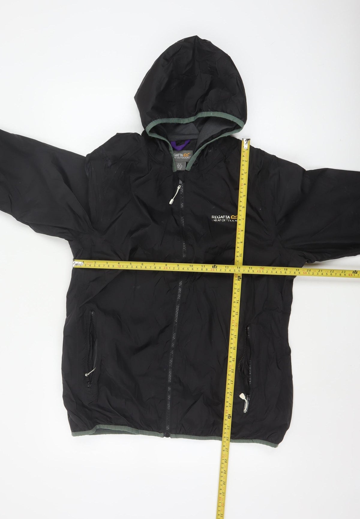 Regatta Women’s Black Size 16 Hooded Windbreaker Jacket