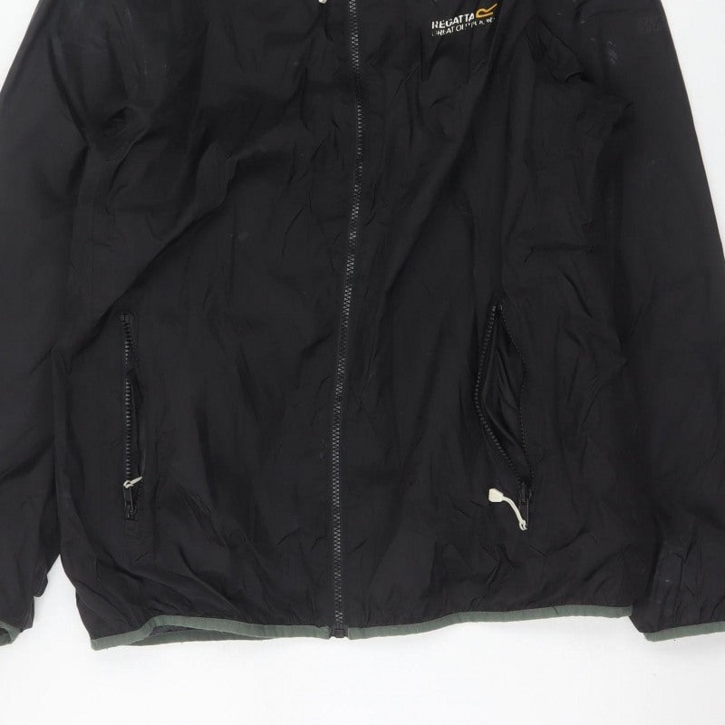 Regatta Women’s Black Size 16 Hooded Windbreaker Jacket