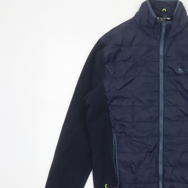 Regatta Men’s Navy M Quilted Puffer Fleece Jacket Full Zip