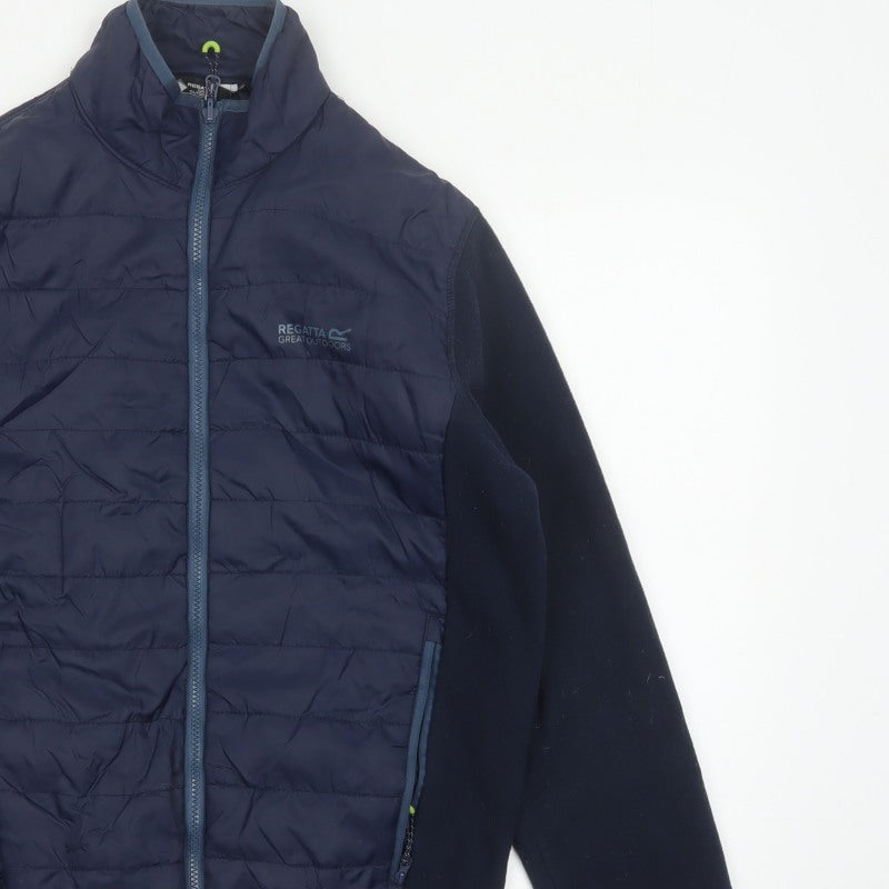 Regatta Men’s Navy M Quilted Puffer Fleece Jacket Full Zip