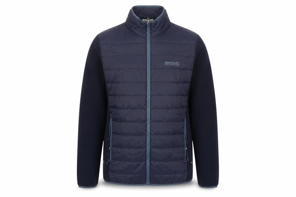 Regatta Men’s Navy M Quilted Puffer Fleece Jacket Full Zip