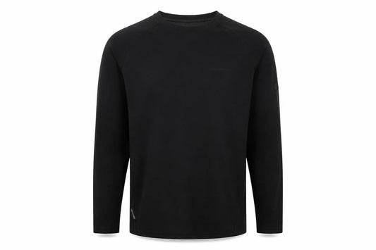 Craghoppers Men’s Black L Wool Thermal Long Sleeve Crew Neck T-Shirt