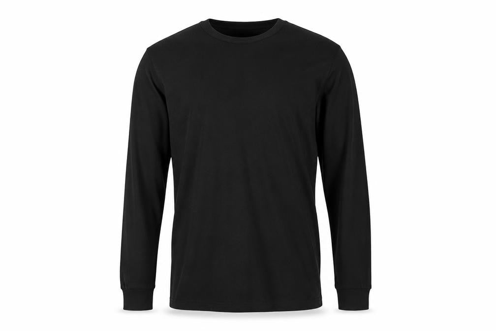 Portwest Men’s Black Small Long Sleeve Basic Workwear T-Shirt