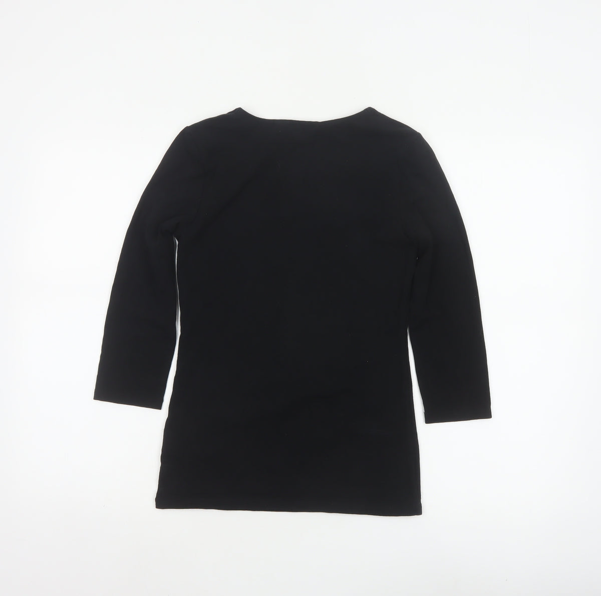 Bailer Women’s Black UK 8 Cotton Stretch Long Sleeve Basic Tunic Blouse