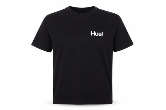 Huel Men’s Black 2XL Logo Graphic Crew Neck Short Sleeve T-Shirt