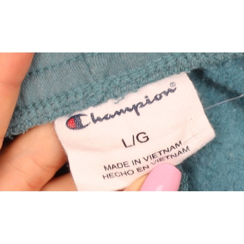 Champion Women’s Blue L Jogger Trousers Drawstring Pockets
