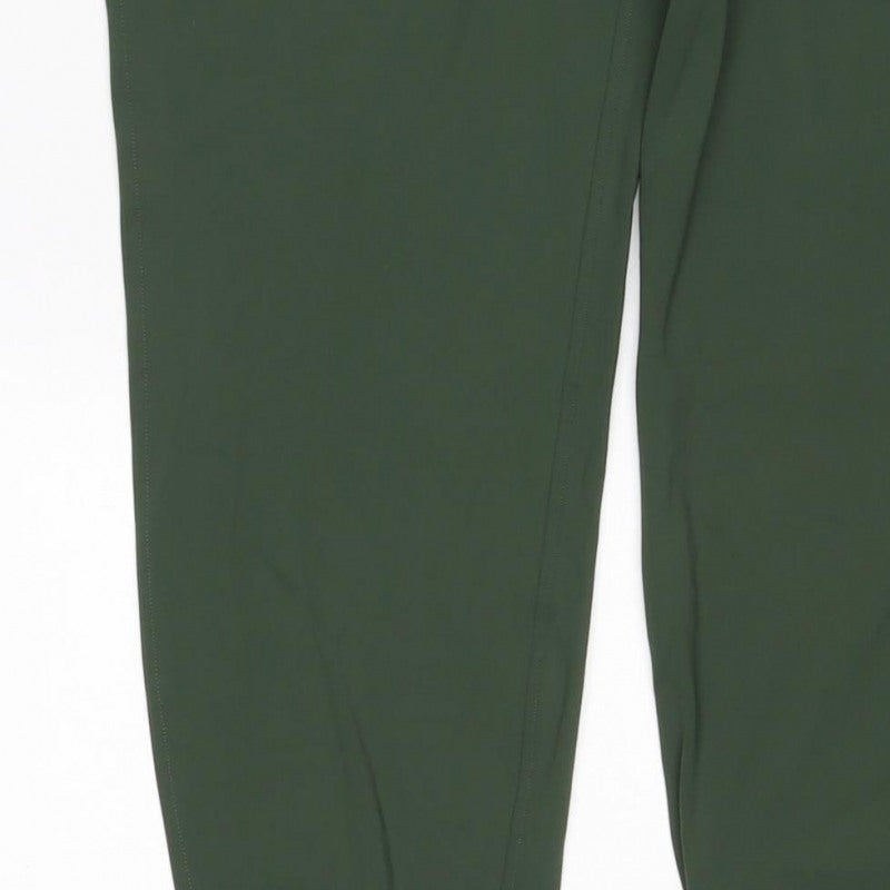 Powercut Men's Green L Jogger Trousers Drawstring Stretch Gym Running