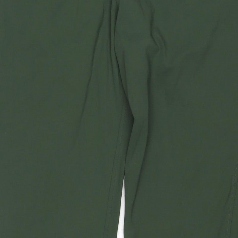 Powercut Men's Green L Jogger Trousers Drawstring Stretch Gym Running