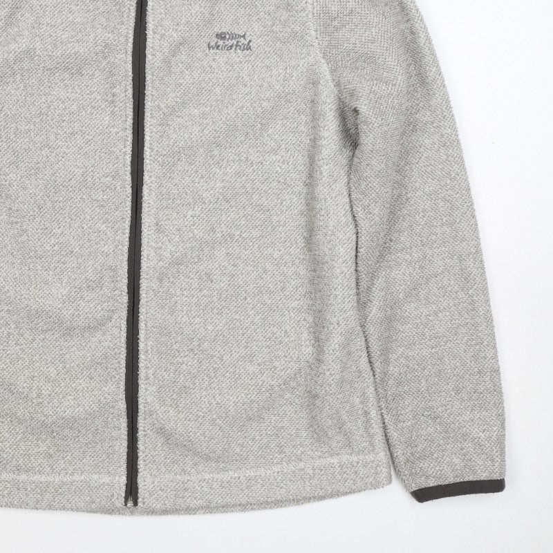 Weird Fish Men’s Grey M Fleece Full Zip Outdoor Jacket