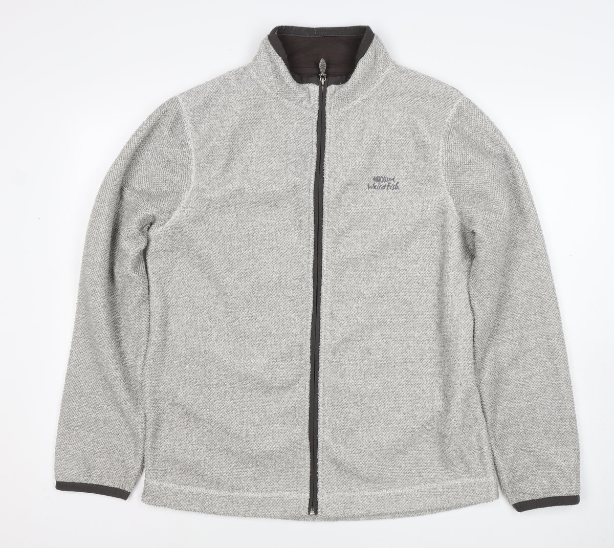 Weird Fish Men’s Grey M Fleece Full Zip Outdoor Jacket