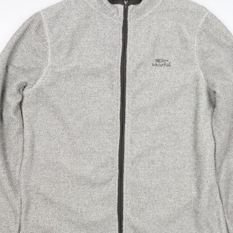 Weird Fish Men’s Grey M Fleece Full Zip Outdoor Jacket