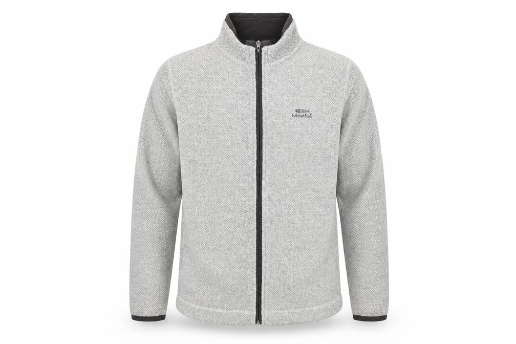 Weird Fish Men’s Grey M Fleece Full Zip Outdoor Jacket
