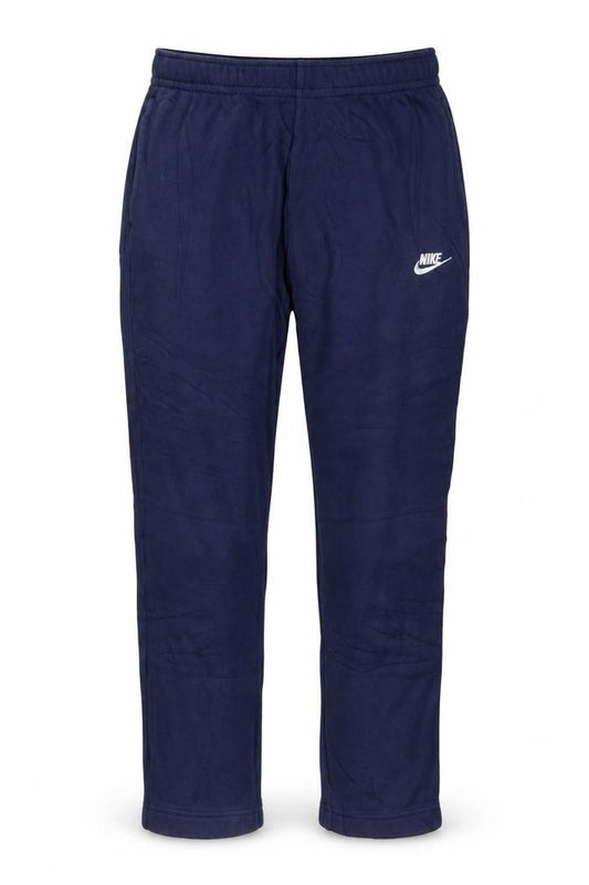 Nike Men's Navy M Fleece Sweatpants Elastic Waist Logo