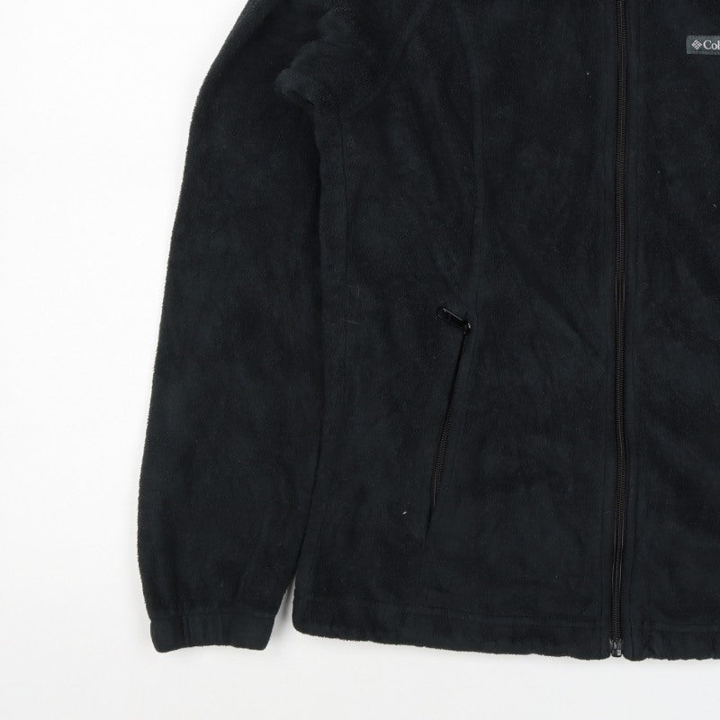 Columbia Women Black M Fleece Full Zip Basic Jacket Outdoor