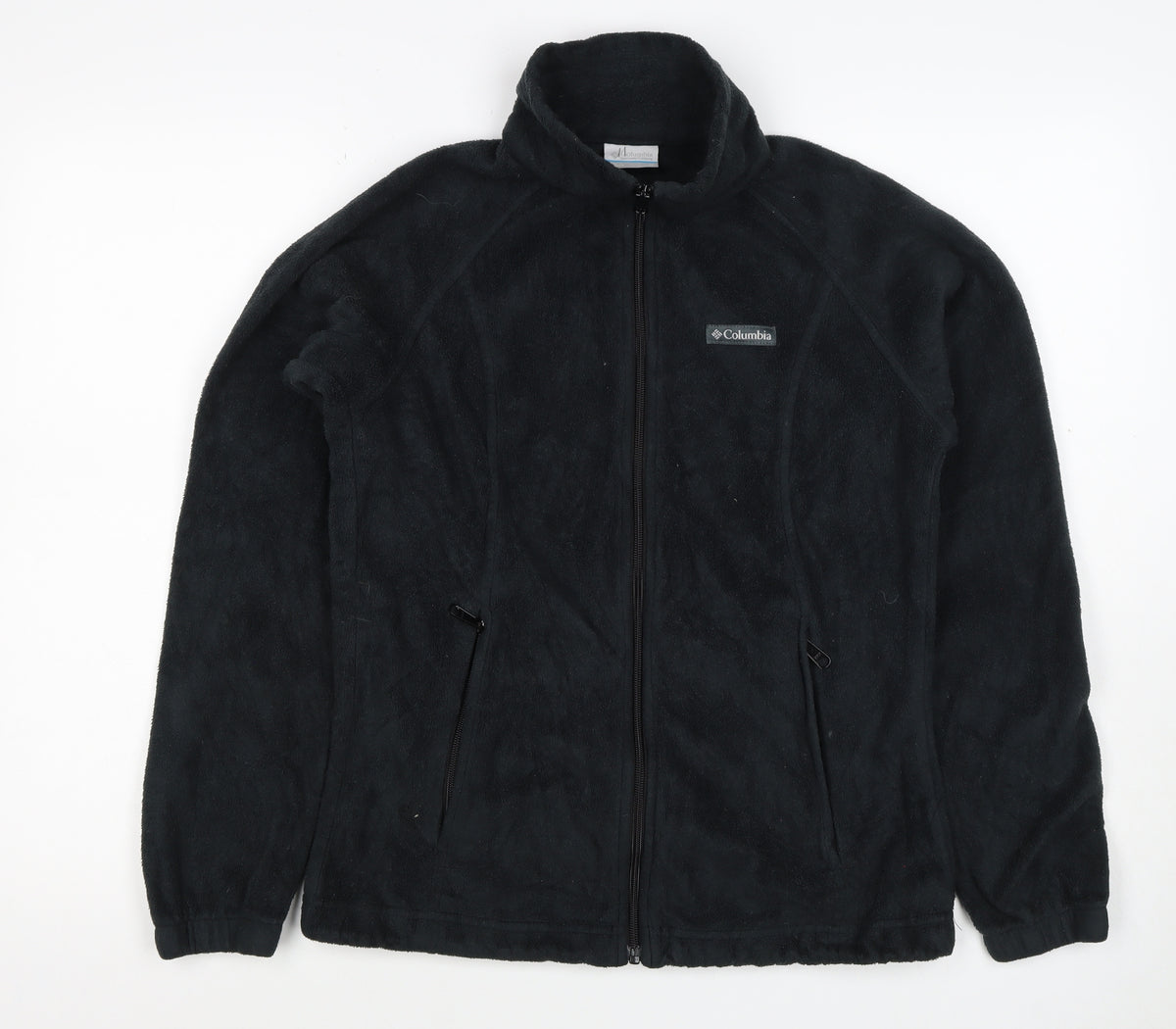 Columbia Women Black M Fleece Full Zip Basic Jacket Outdoor