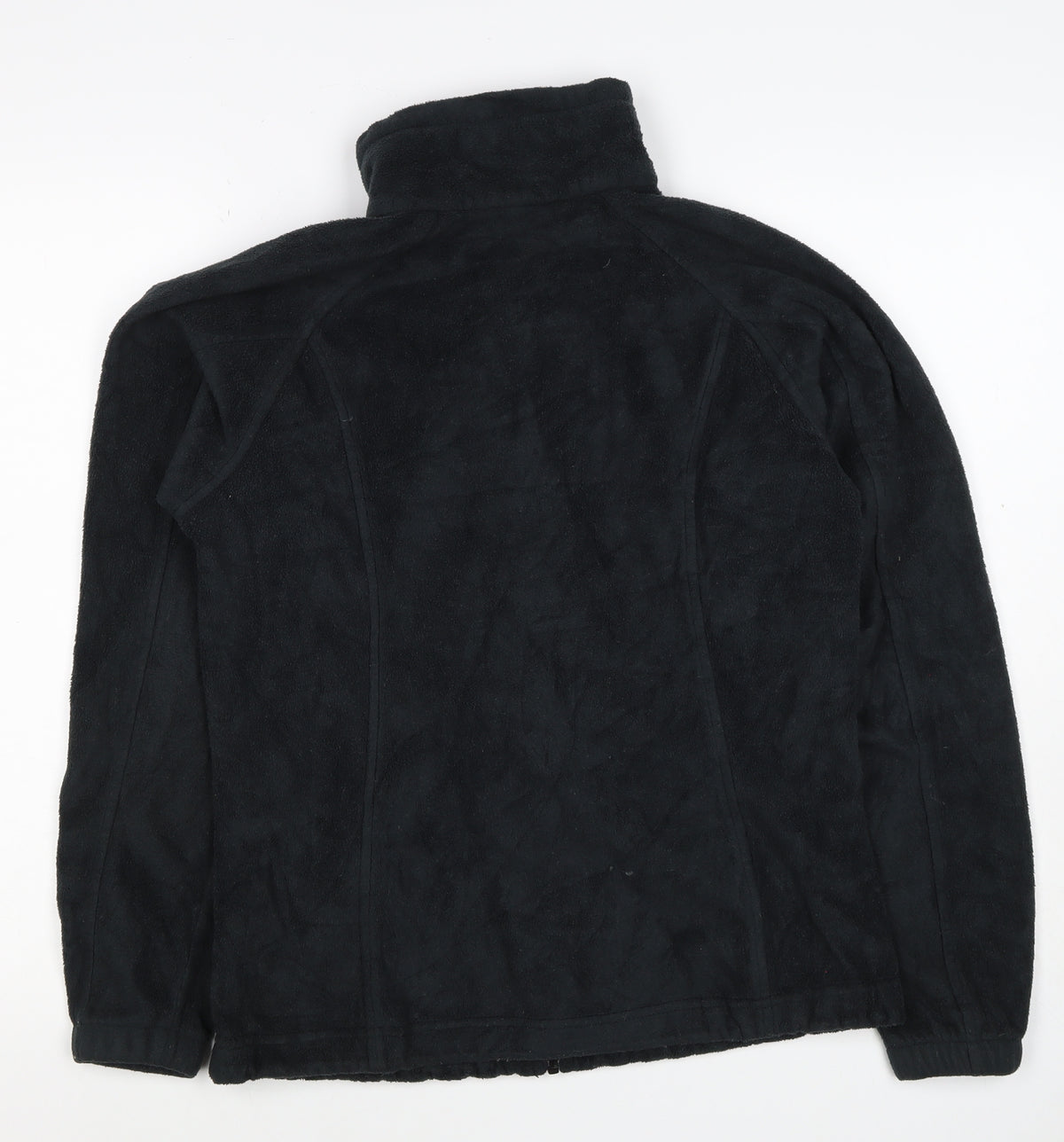 Columbia Women Black M Fleece Full Zip Basic Jacket Outdoor