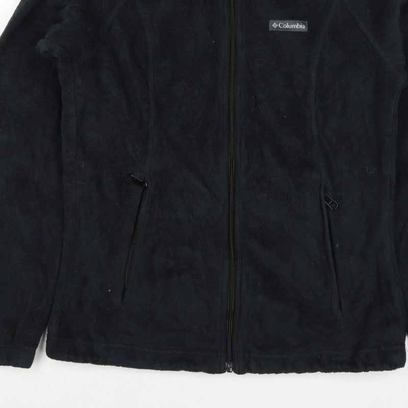 Columbia Women Black M Fleece Full Zip Basic Jacket Outdoor
