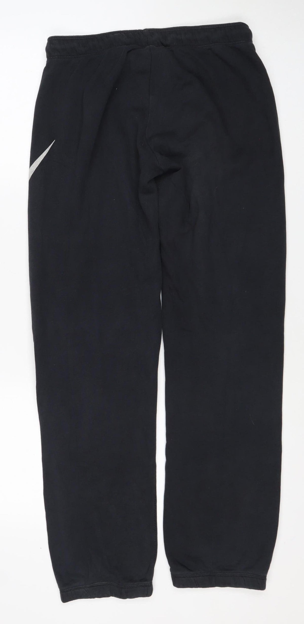 Nike Women Black S Jogger Sweatpants Fleece Logo Drawstring