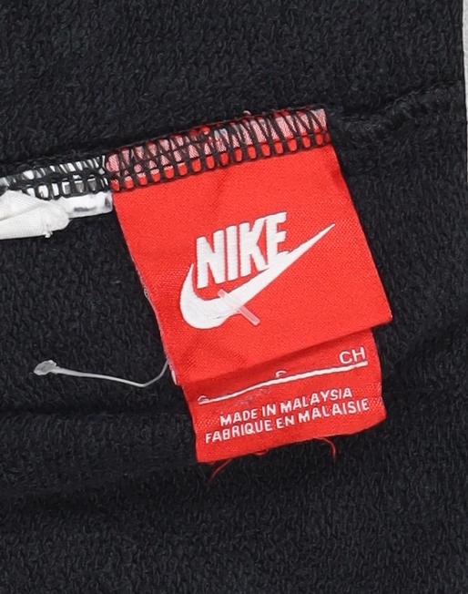 Nike Women Black S Jogger Sweatpants Fleece Logo Drawstring