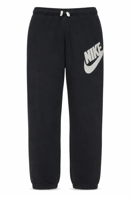 Nike Women Black S Jogger Sweatpants Fleece Logo Drawstring