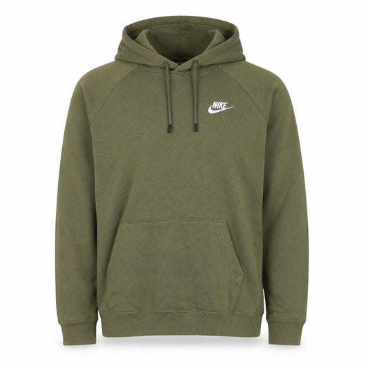 Nike Men’s Green M Pullover Hoodie Embroidered Logo Pocket