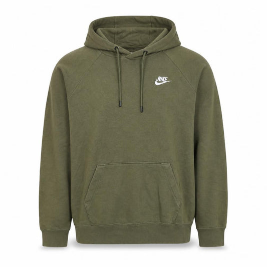 Nike Men's Green M Pullover Hoodie Logo Drawstring Kangaroo Pocket