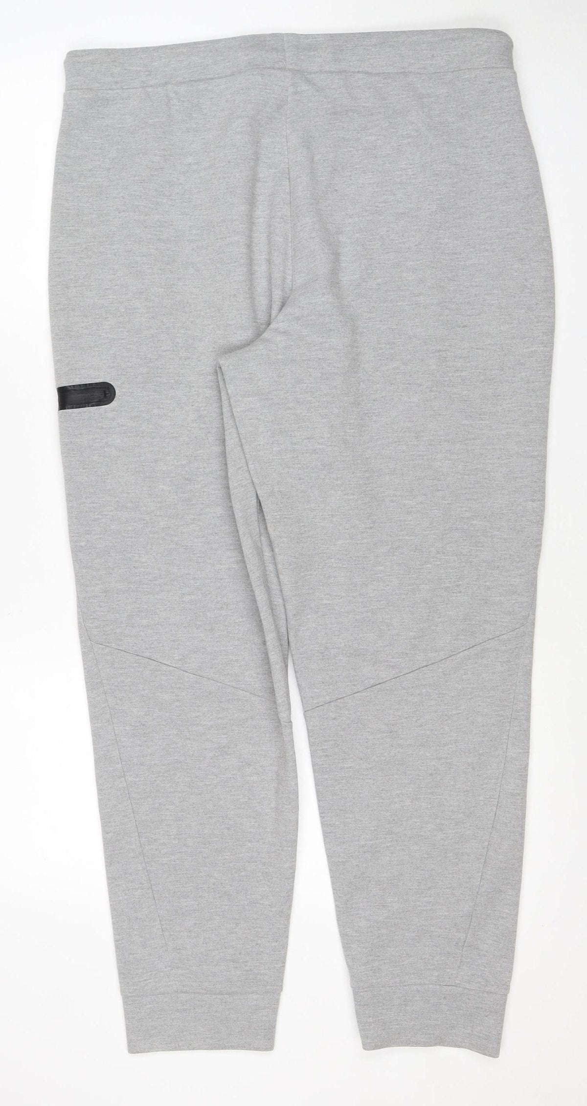 Russell Men’s Grey L Fusion Knit Drawstring Sweatpants Zip Pocket