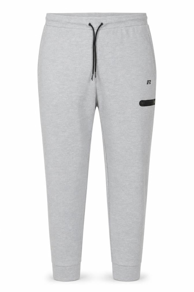 Russell Men’s Grey L Fusion Knit Drawstring Sweatpants Zip Pocket