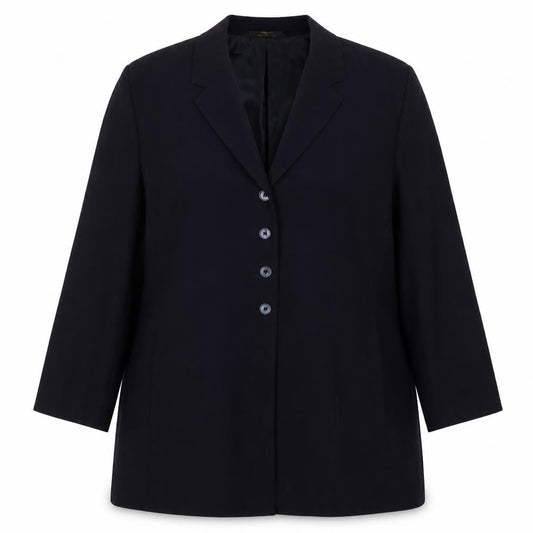 Marks & Spencer Women’s Blue UK 18 Long 4 Button Tailored Blazer