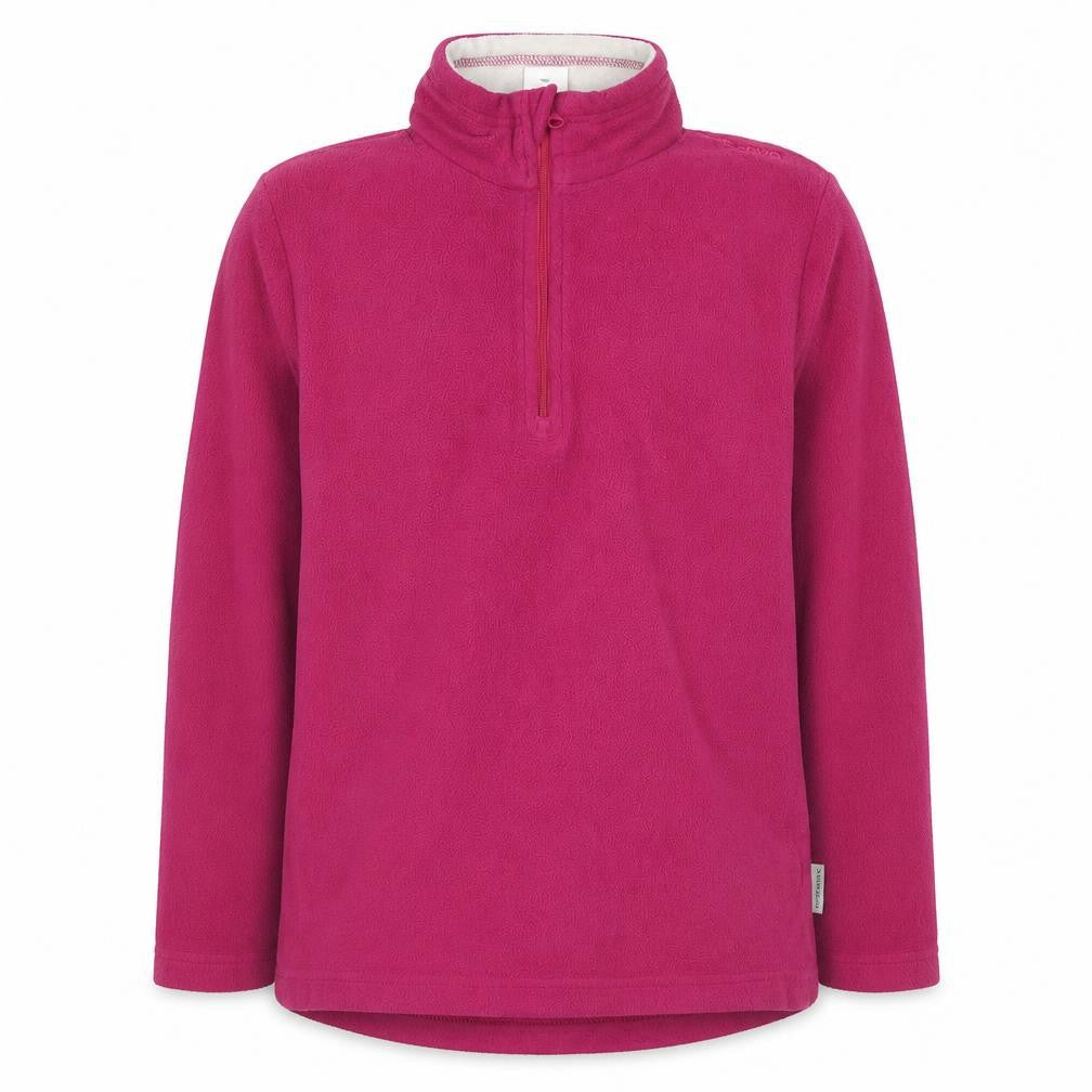 Quechua Girls Pink 12 Years Fleece 1/4 Zip Pullover Sweatshirt