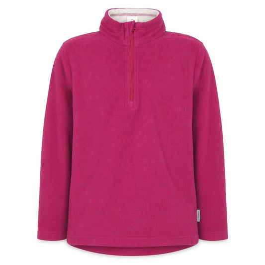 Quechua Girls Pink 12 Years Fleece 1/4 Zip Pullover Sweatshirt