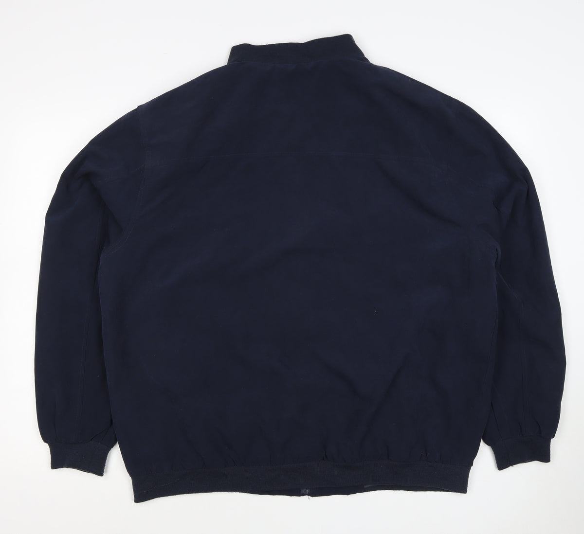 Easy Men's Blue XL Bomber Jacket Full Zip Lined Classic