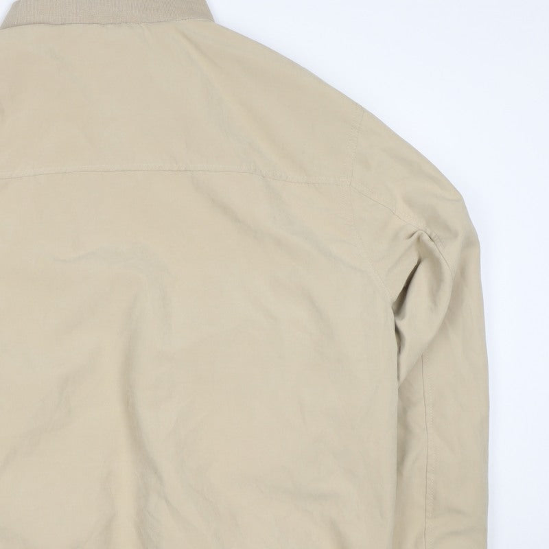 EASY Men's Beige XL Bomber Jacket Full Zip Lined Classic