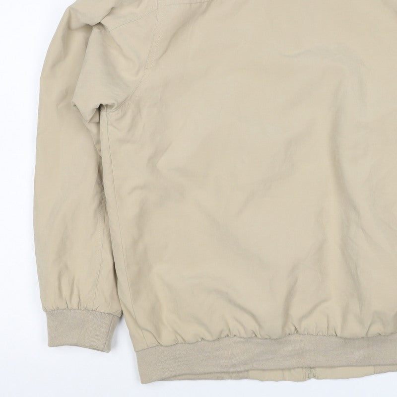 EASY Men's Beige XL Bomber Jacket Full Zip Lined Classic